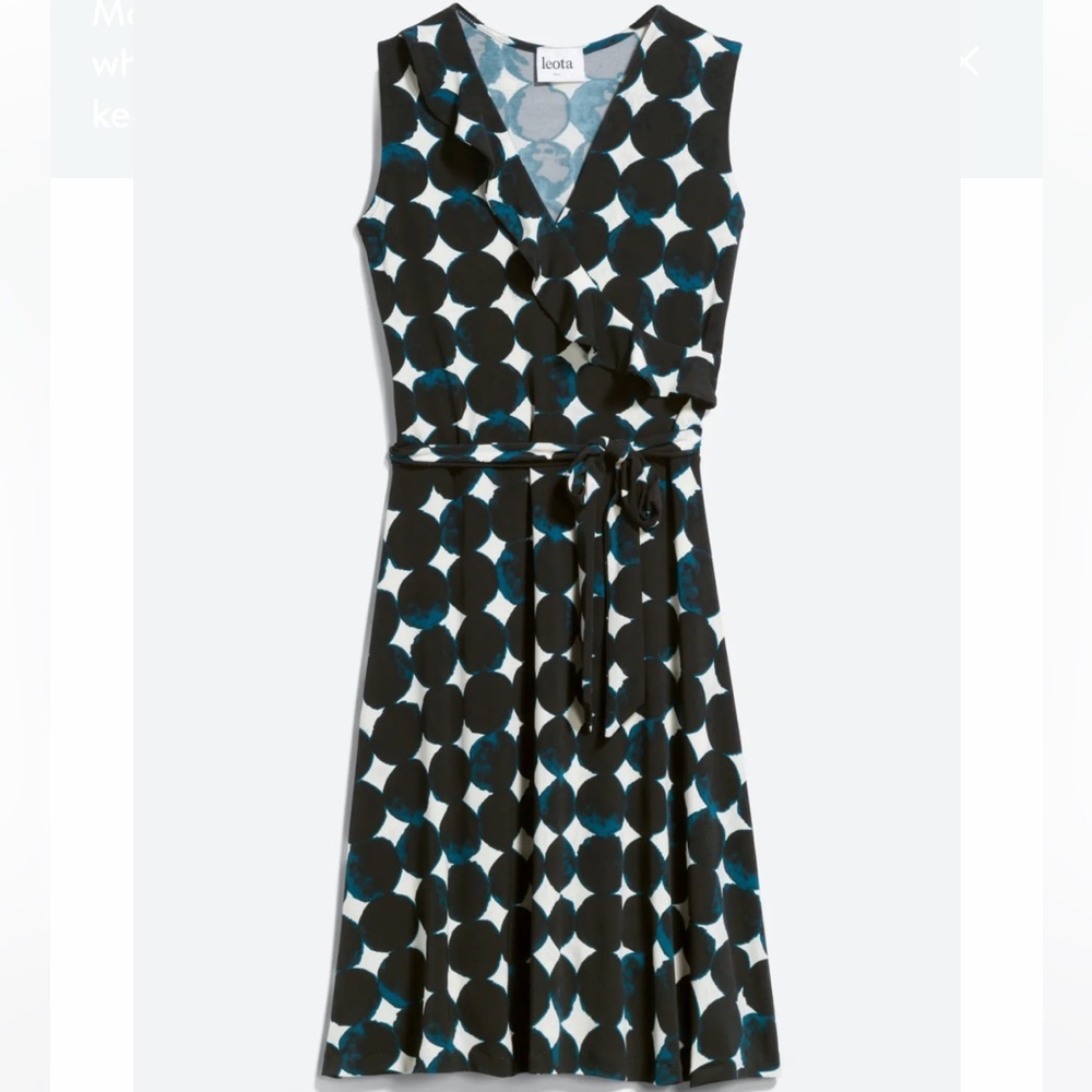 Leota dress Aneeka Knit Faux Wrap